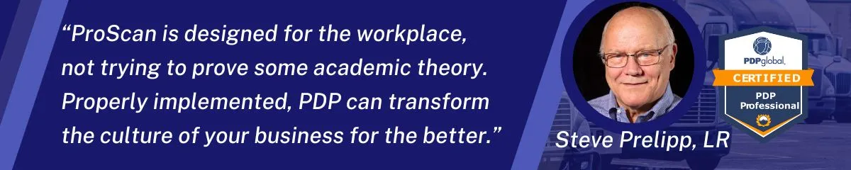 Quote from Steve Prelipp about ProScan assessments